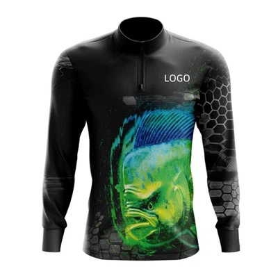 Maxsus yetkazib beruvchi Outdoor Camping Upf 50 Tez quritilgan uzun yengli baliq ovlash ko'ylagi